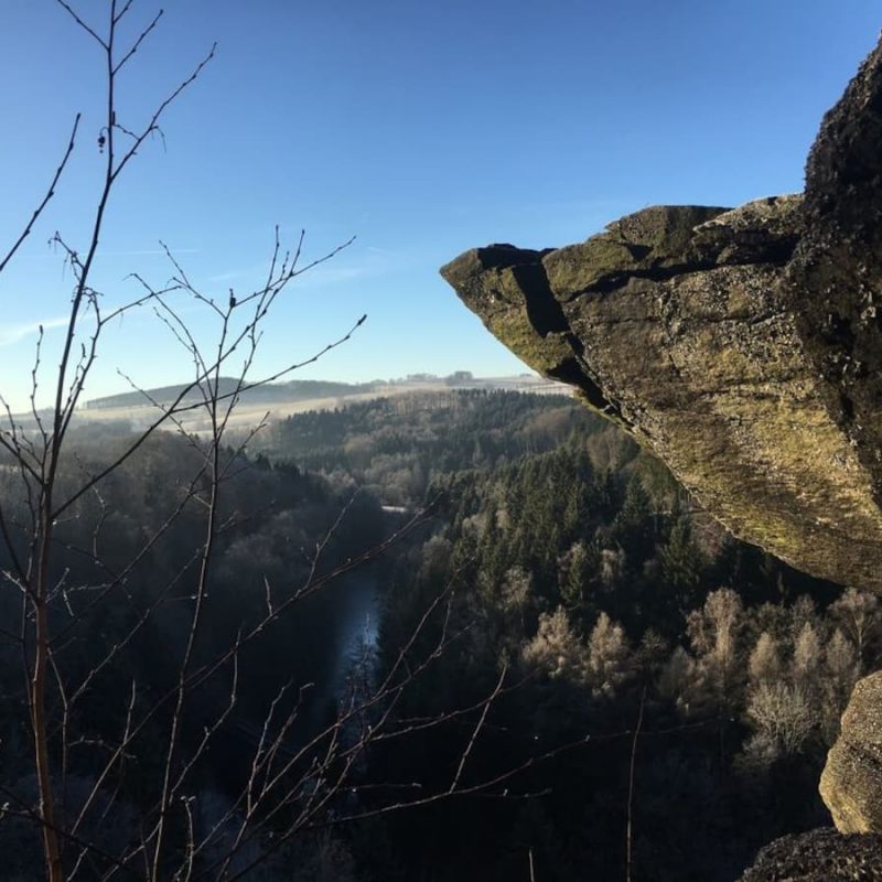 Wandern in der Wolkensteiner Schweiz.