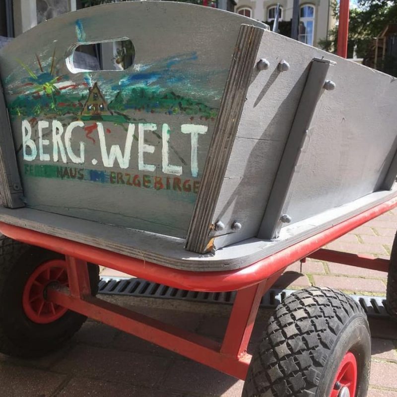 Bollerwagen für Wanderungen.