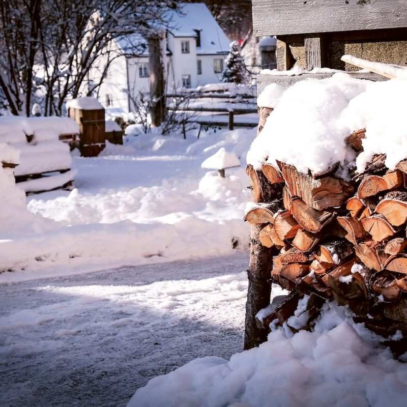 Winterromantik im großen Garten.