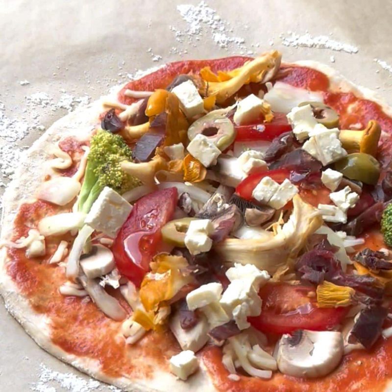 Pizza nach original italienischer Art