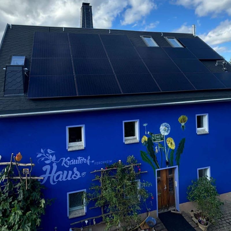 Energetisch saniertes Gebäude