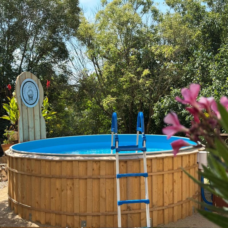 Der größte Saunabottich des Erzgebirges