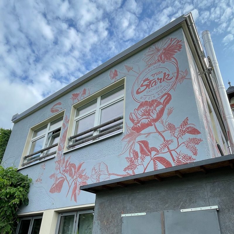 Kunst auch an der Fassade