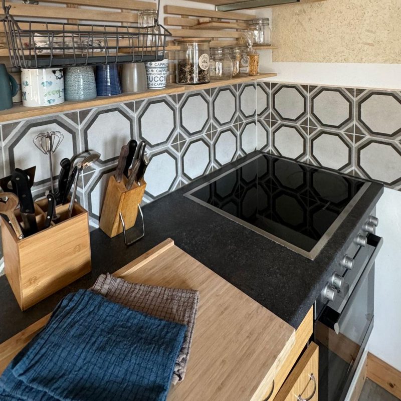 Kleine Küche im Kräuterhaus-Loft