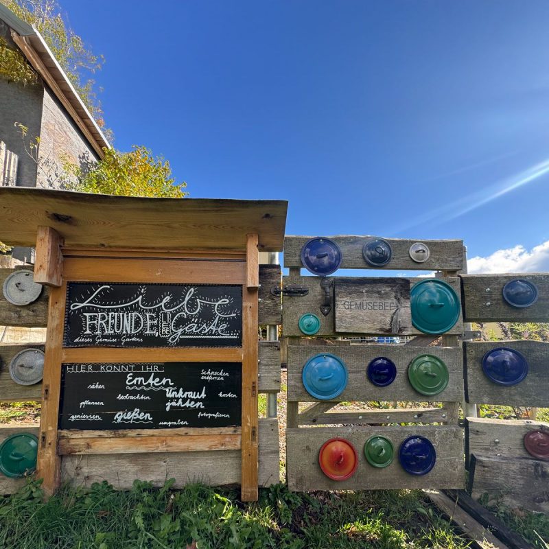 Gemüsegarten zum selber ernten